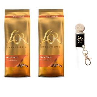 Zrnková káva - Kávové zrná L'OR Crema Absolu 1kg (2x500g)