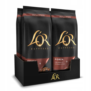 Zrnková káva -  Káva Beans L'alebo Espresso Forza 2KG (4x500g)