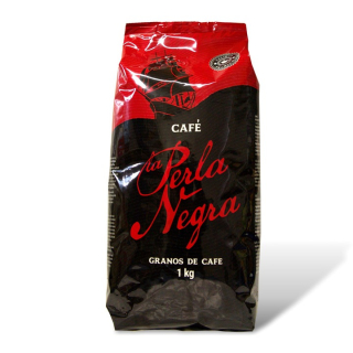 Zrnková káva -  Káva Beans La Perla Negra 1 kg 100% Arabčina