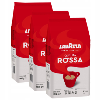 Zrnková káva - Granner Coffee Lavazza Quality Rossa 3x1kg