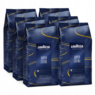Zrnková káva - Granner Coffee Lavazza Super Crema 6x1kg