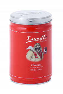 Káva mletá -  Kávové zrná Lucaffé Classic 250g plechovka