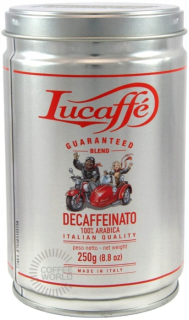 Káva bez kofeínu -  Káva Beans Lucaffe Defafafinato 250g