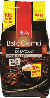 Zrnková káva - Melitta Bean Coffee Bellacrema espresso 1 kg