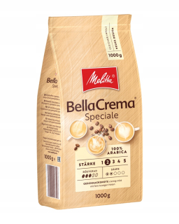 Zrnková káva -  Grainy Coffee Melitta Bellacrema Špeciálne 1 kg