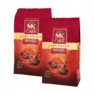 Zrnková káva -  Kávové zrná MK Cafe Brazil 100% Arabica 2x1 kg