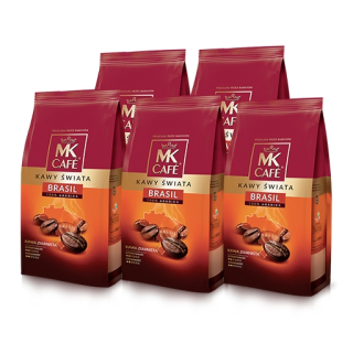 Zrnková káva -  Káva Beans Mk Cafe Brazília 5x1kg Set