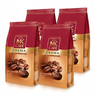 Zrnková káva -  Sada kávových zŕn MK Cafe Crema 4x1 kg