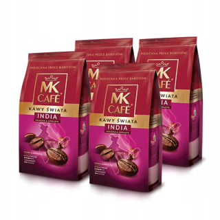 Zrnková káva -  Káva Beans Mk Cafe Origins India 250 g 4 ks