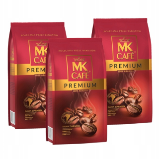 Zrnková káva -  Káva Beans Mk Cafe Premium 100% Arabica 3x500g