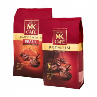 Zrnková káva -  Káva Beans Mk Cafe Premium a Brazília 2x1kg
