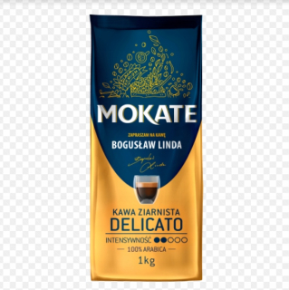 Zrnková káva - Káva Beans Mokate DeLicato 1kg