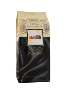Zrnková káva - Kávové zrná MOLINARI QUALITA PLATINO 1 kg