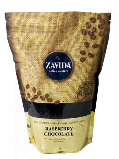 Zrnková káva -  Zrnitá káva, Raspberry Chocolate 907G Zavida
