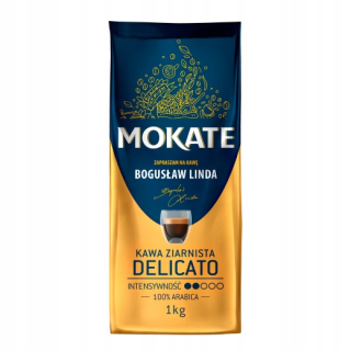 Zrnková káva -  Kávové zrná Mokate Delicato 1kg