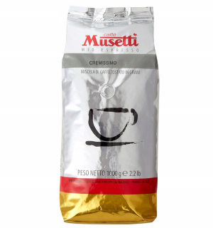 Zrnková káva -  Káva Beans Mossi Cremissimo 1kg Obilie