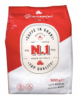 Zrnková káva - Kávové zrná N.1 500g Giovannini