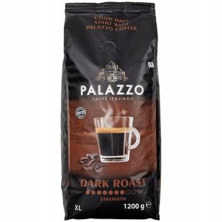 Zrnková káva - Kávovar kávové zrná Palazzo, tmavo pražený, 1,2 kg kávovar