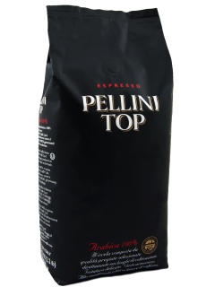 Zrnková káva - Kávové zrná Pellini Top 1kg 100% Arabica