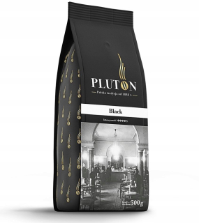 Zrnková káva -  Grainy Coffee Pluton Black 500g Arabský Robusta