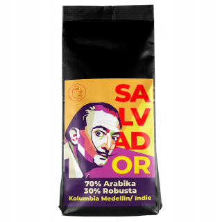 Zrnková káva -  Salvador Grainy Káva Čerstvo Pečené 250 g