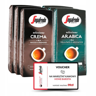 Zrnková káva -  Kávové zrná Segafredo 6 kg BARISTICKÝ WORKSHOP