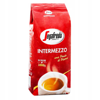 Zrnková káva -  Kávové zrná Segafredo intermezzo 1000 g zrna