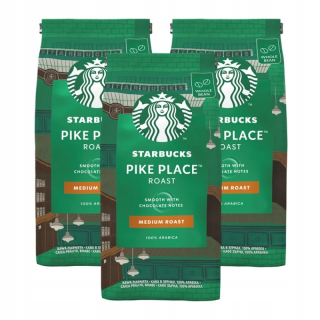 Zrnková káva -  Granner Coffee Starbucks Pike Place Médium 3x200g