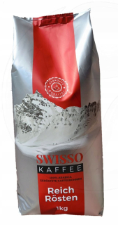 Zrnková káva - Kávové zrná Swisso Kaffee 1000 g DE