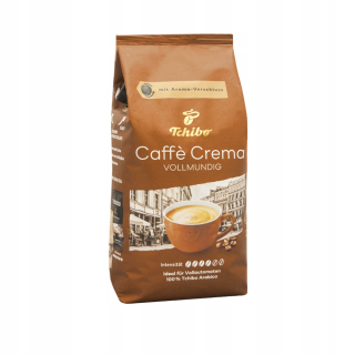 Zrnková káva - Kávové zrná TCHIBO CAFFE CREMA VOLLMUNDIG 1kg