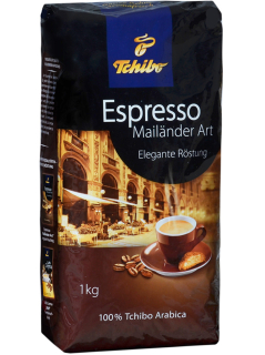 Zrnková káva - Káva Beans Tchibo Espresso Mayander Art 1 kg
