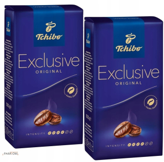 Zrnková káva -  Kávové zrná TCHIBO EXCLUSIVE zrná 1 kg x2
