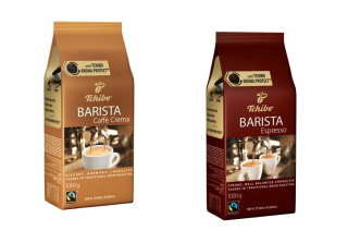 Zrnková káva - Kávové zrná Tchibo Barista: Espresso + Crema