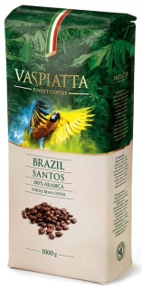 Zrnková káva -  Káva Beans Vaspiatta Brazília Santos 1KG