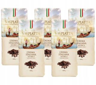 Zrnková káva -  Káva Granner Vasspiatta Crema Italiana 5 x 1 kg