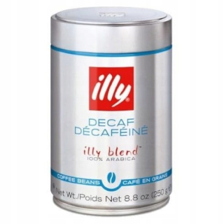 Káva bez kofeínu -  ILLY 250 G Káva Bez kávy môže