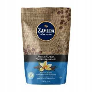 Zrnková káva -  Kávové zrná, príchuť francúzskej vanilky 340g Zavida