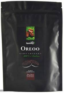 Zrnková káva - Káva Beans Ochutené Oreoo Tommy Cafe 250g