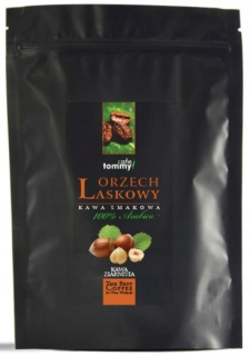 Zrnková káva - Aromatizovaná kávová zrná lieskový orech 250g Tommy