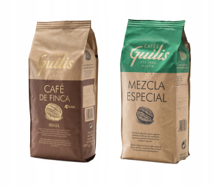 Zrnková káva -  Sada kávových zŕn 2x1 kg Cafes Guilis