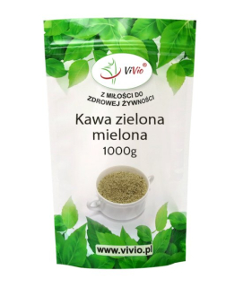 Zelená káva - Mletá zelená káva 1 kg na chudnutie Detox