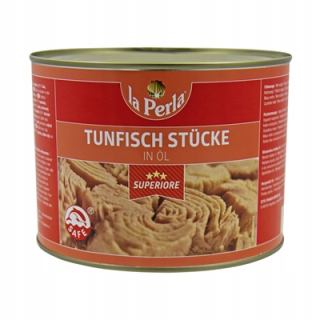 Kusy tuniaka La Perla v oleji - 1,7 kg