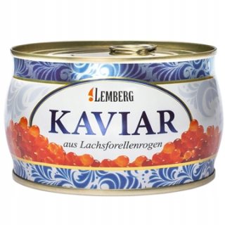 Kaviár z pstruha lososa 400 g.
