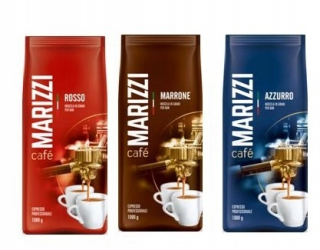 Zrnková káva - Grainy Coffee Marizzi 3x1kg Rôzne príchute Promotion!