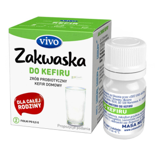 KEFIR VIVO ŽIVOTNÉ KULTÚRY BAKTERIA 2X0,5G kyslé