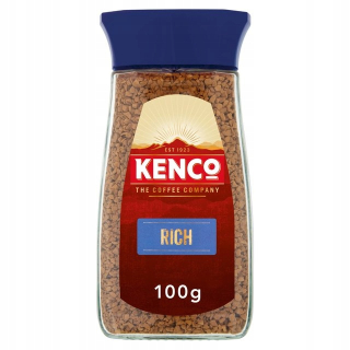 Instantná káva -  Kenco Rich rozpustná káva 100g UK