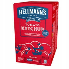 Kečup Hellmann`s v jednorazových sáčkoch