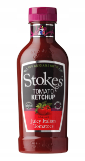 Ketchup Tomato Stokes, 485 g extrudovanej fľaše
