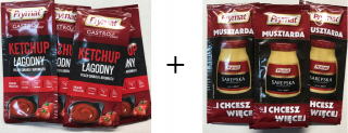 Mierny kečup + Sarepska horčica 12g x 100