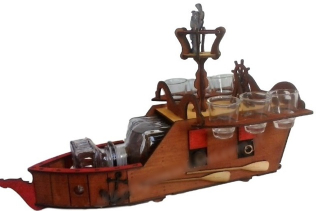 Okuliare Karafka Barek Loď darček Sailor